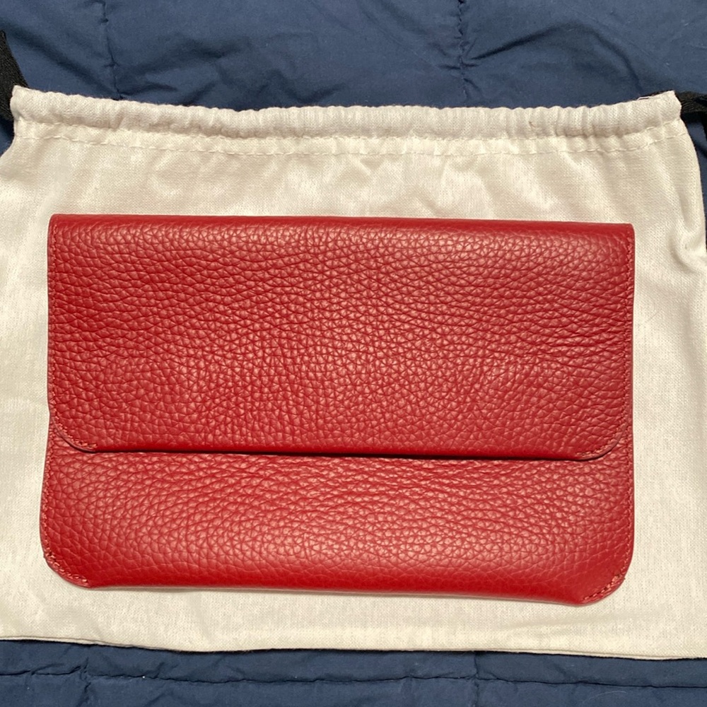 Cuyana System Flap Bag (In now discontinued red color)